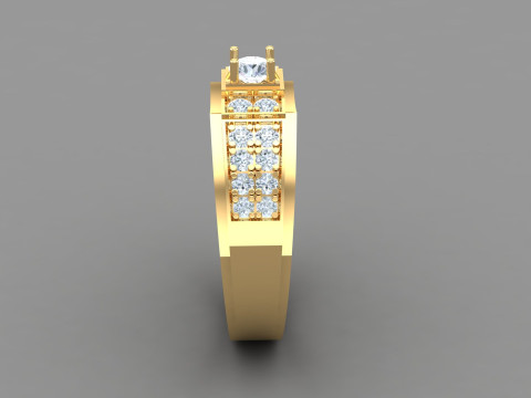 Man Ring Cad File Printing Modelo de impresión 3D