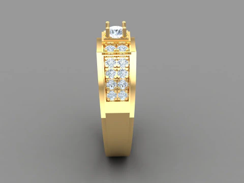 Man Ring Cad File Printing 3D Print Model
