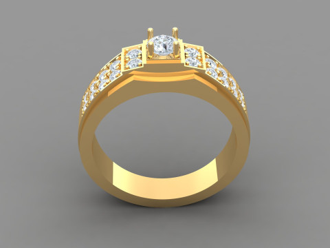 Man Ring Cad File Printing Modelo de impresión 3D