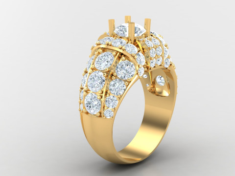 Man Ring Cad File Printing 3D Print Model
