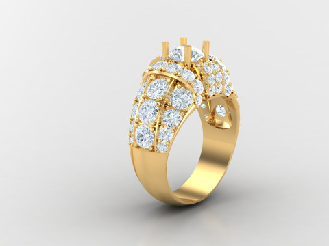 Man Ring Cad File Printing Modelo de impresión 3D