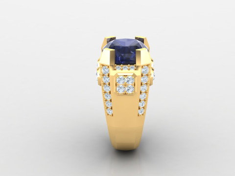 Man Ring Cad File Printing 3D Print Model