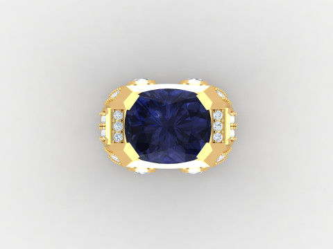 Man Ring Cad File Printing 3D Print Model
