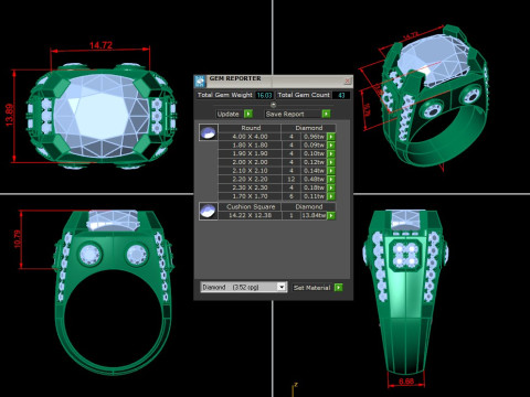 Man Ring Cad File Printing 3D Print Model