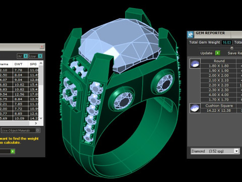 Man Ring Cad File Printing 3D Print Model