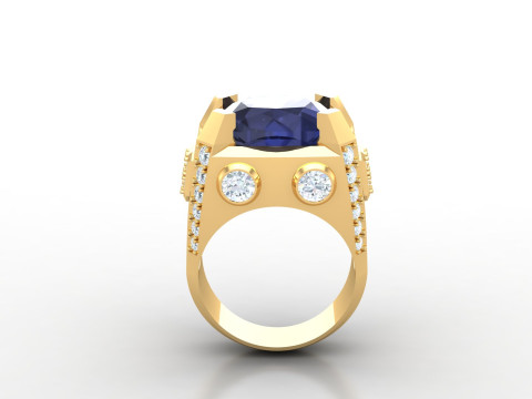 Man Ring Cad File Printing 3D Print Model