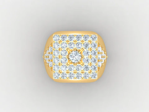 Man Ring Cad File Printing 3D Print Model