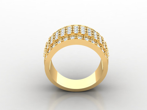 Man Ring Cad File Printing 3D प्रिंट मॉडल