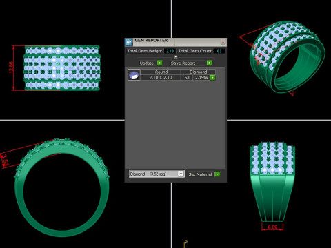 Man Ring Cad File Printing 3D प्रिंट मॉडल