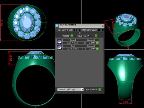 Man Ring Cad File Printing 3D Print Model