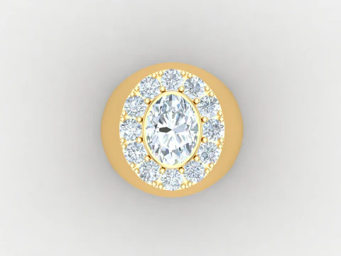 Man Ring Cad File Printing 3D Print Model