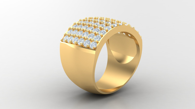 Man Ring Cad File Printing 3D-printmodel .c4d .max .obj .3ds .fbx .stl .blend 
