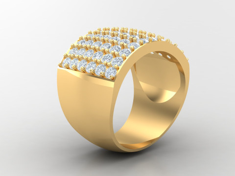 Man Ring Cad File Printing 3D 프린트 모델