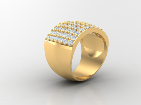 Man Ring Cad File Printing 3D-printmodel