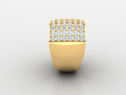 Man Ring Cad File Printing 3D-printmodel