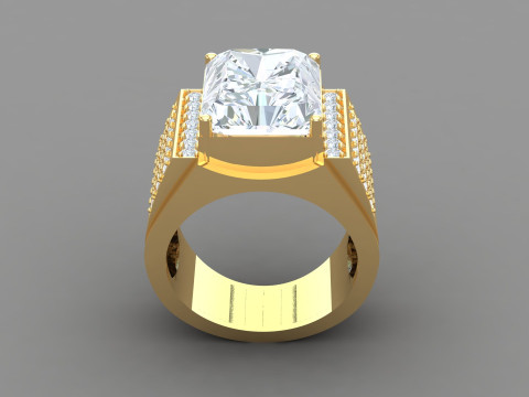 Man Ring Cad File Printing 3D Принт Модель