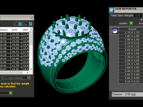 Man Ring Cad File Printing 3D 프린트 모델