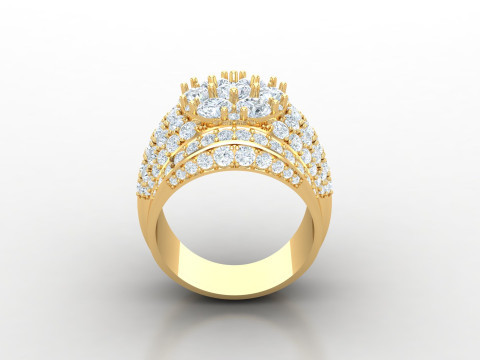 Man Ring Cad File Printing 3D 프린트 모델