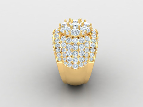 Man Ring Cad File Printing 3D 프린트 모델