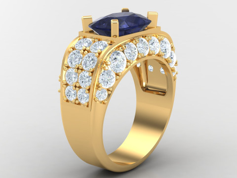 Man Ring Cad File Printing 3D प्रिंट मॉडल