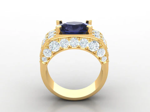 Man Ring Cad File Printing 3D Print Model
