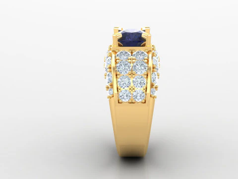 Man Ring Cad File Printing 3D Print Model