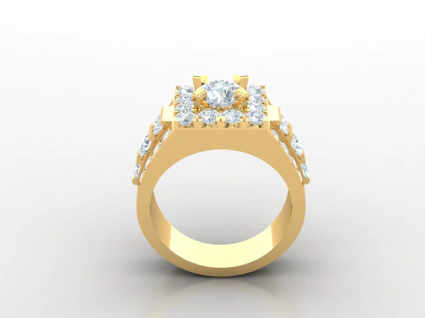 Man Ring Cad File Printing 3D Print Model
