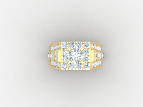 Man Ring Cad File Printing 3D Print Model