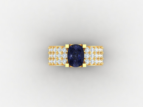 Man Ring Cad File Printing Modèles 3D en vedette