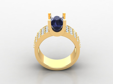 Man Ring Cad File Printing Modèles 3D en vedette