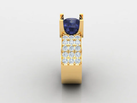 Man Ring Cad File Printing 3D Print Model