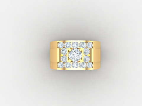 Man Ring Cad File Printing 3D Print Model