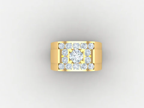 Man Ring Cad File Printing 3D Print Model