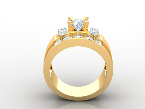 Man Ring Cad File Printing 3D Print Model