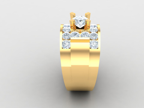 Man Ring Cad File Printing 3D Print Model