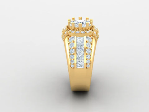 Man Ring Cad File Printing 3D Print Model