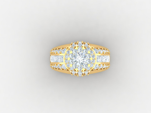 Man Ring Cad File Printing 3Dプリントモデル