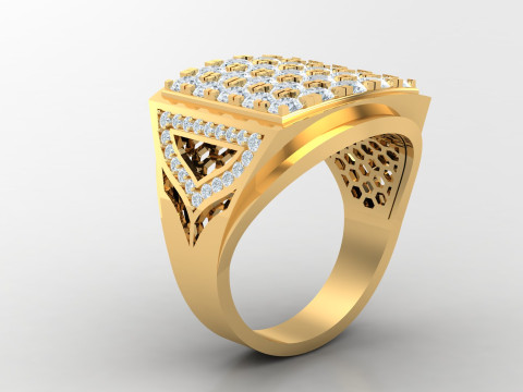 Man Ring Cad File Printing 3D 打印模型