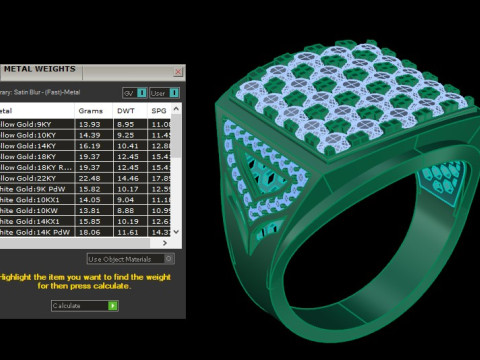 Man Ring Cad File Printing Modello di stampa 3D