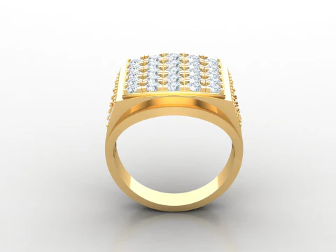 Man Ring Cad File Printing 3D Print Model