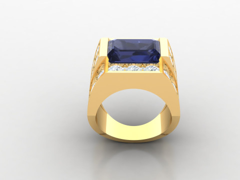 Man Ring Cad File Printing 3D 프린트 모델