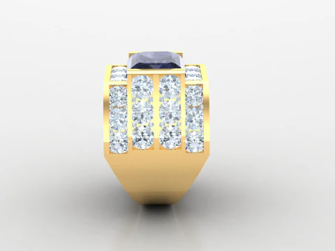 Man Ring Cad File Printing 3D Print Model