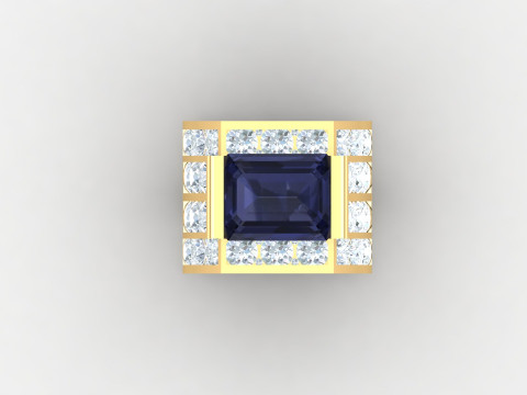 Man Ring Cad File Printing 3D 프린트 모델