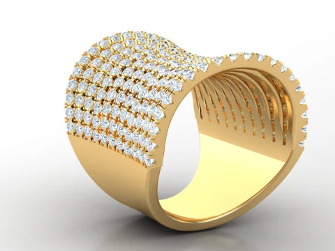 Man Ring Cad File Printing 3D Print Model