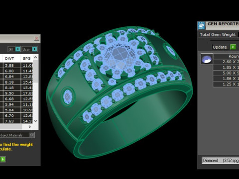 Man Ring Cad File Printing Modello di stampa 3D