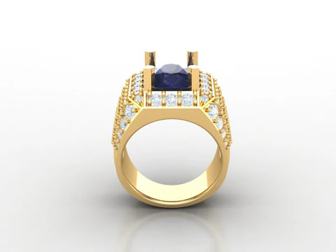 Man Ring Cad File Printing 3D Print Model