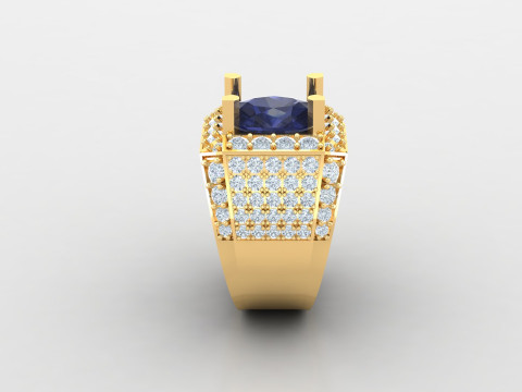 Man Ring Cad File Printing 3D Print Model