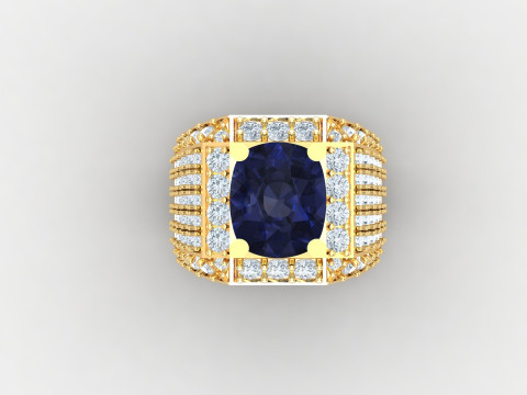 Man Ring Cad File Printing 3D Print Model