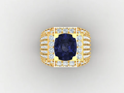 Man Ring Cad File Printing 3D Print Model
