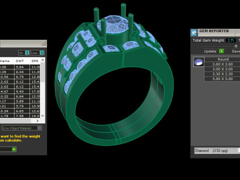Man Ring Cad File Printing Modèles 3D en vedette